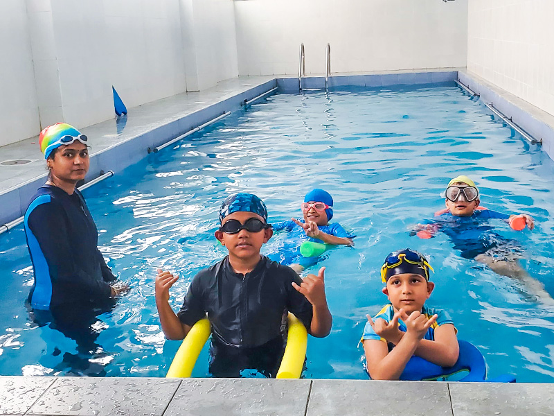 Indian school Kuwait with sports - Senior Swimming Pool Swimming Pool for Senior Secondary at Indian school Kuwait
